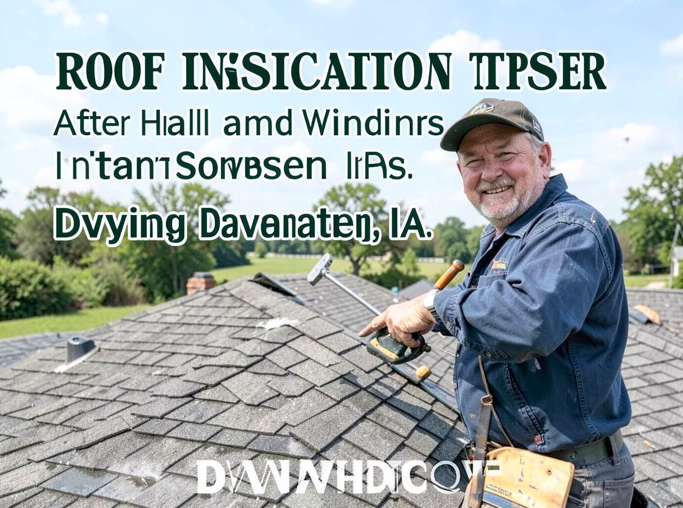 Roof Inspection Tips After Hail and Windstorms in Davenport, IA