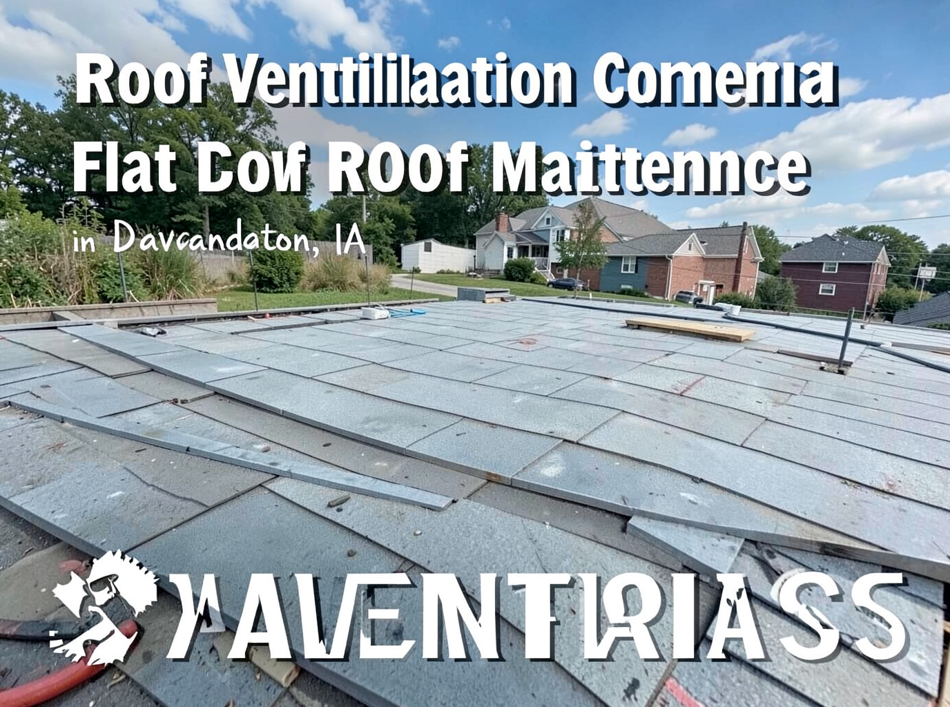 Roof Ventilation and Commercial Flat-Roof Maintenance in Davenport, IA